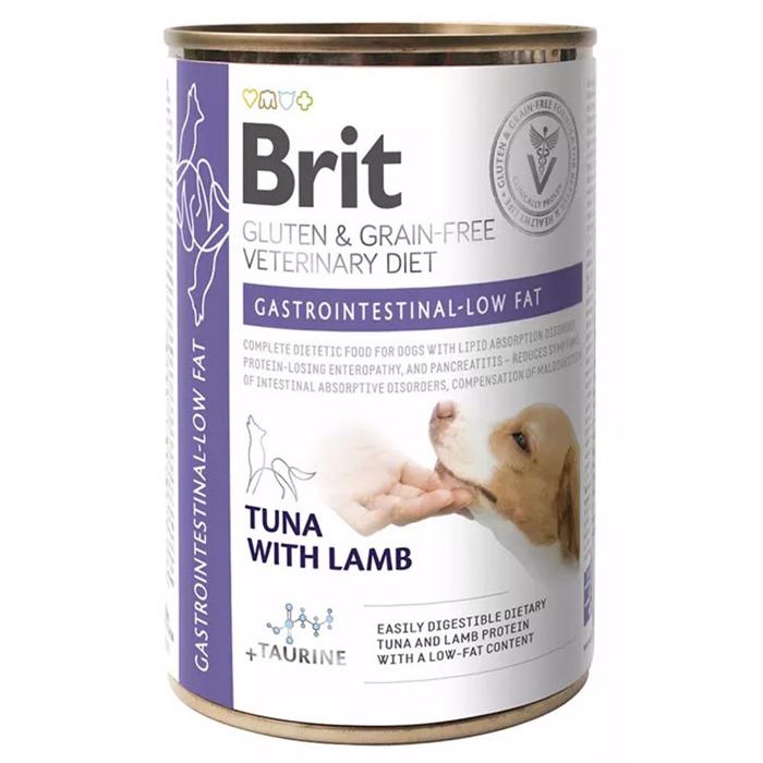 Brit Spannmålsfri veterinärdiet Gastrointestinal Low Fat 400g