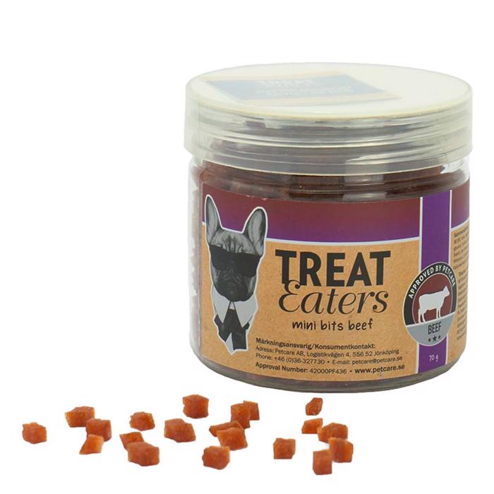 TreatEaters Mini Bits Beef Small Beef Treats 70g