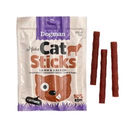 Dogman Cat Sticks med Lamm och Kalkon Läckra Cat Sticks