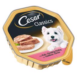 Cesar Classic Paté för Hunden med Kalv & Kyckling 150g