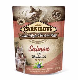 Carnilove Pouch Pate med lax och blåbär för VALPAR 300 gram