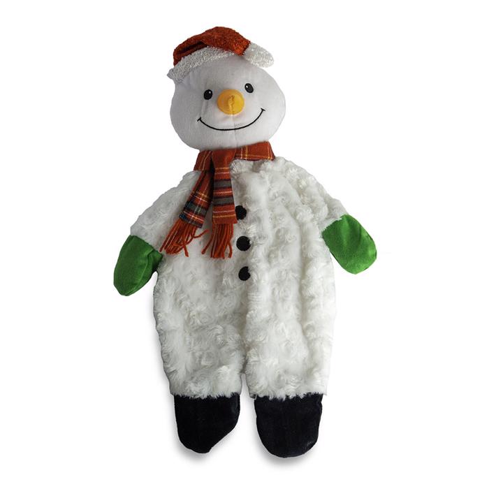 PartyPets Christmas Floppy Snowman med Crinkle Body