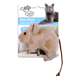 Allt för Paws Cat Toy Comfort House Mouse Brun Egon