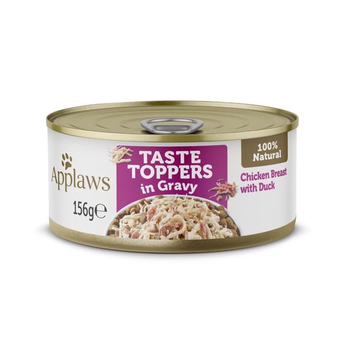 Applaws Taste Toppers i Gravy Våtfoder med Kycklingbröst & Anka 156g