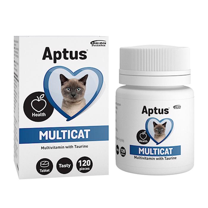 Aptus Multicat Vitamin- och mineraltillskott för katter 120 st