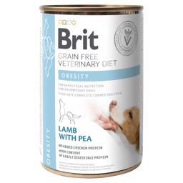 Brit Spannmålsfri Veterinärdiet Fetma Lamm Med Ärt 400g