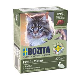 BOZITA Kattfoderbitar i gelé med kaninsmak