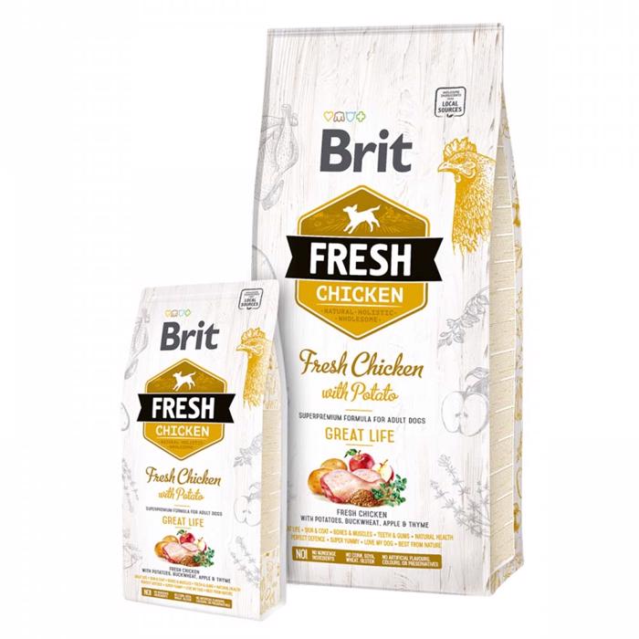 Hundmat BRIT Fresh Great Life med Kyckling & Potatis