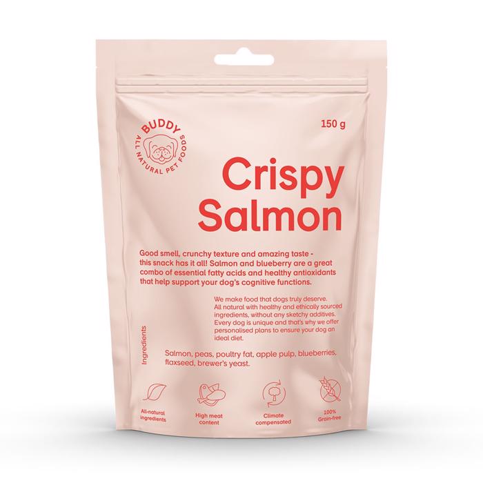 Buddy Dog godsaker Crispy Salmon 150g