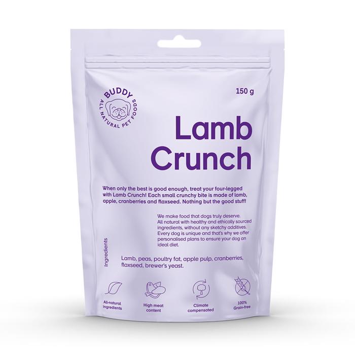 Buddy Dog godsaker Lamb Crunch 150g