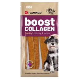 Flamingo Boost Collagen Poutry Korv För Hundar 600g