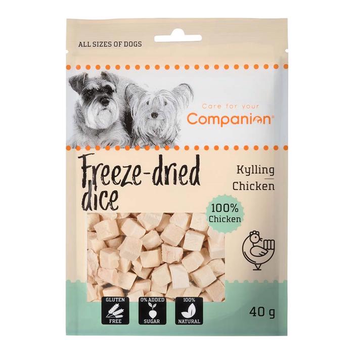 Companion Frystorkade hundgodis med kyckling 40g