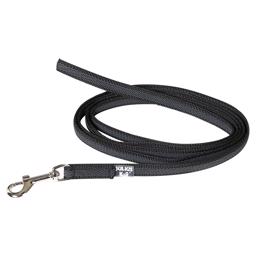 Julius K9 Super Grip Hundkoppel UTAN Handtag Svart & Grå 2 Meter 20mm