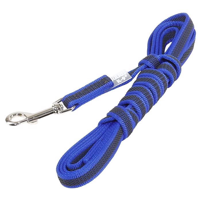 Julius K9 Super Grip Hundkoppel MED Handtag Svart & Grå 3 Meter 14mm