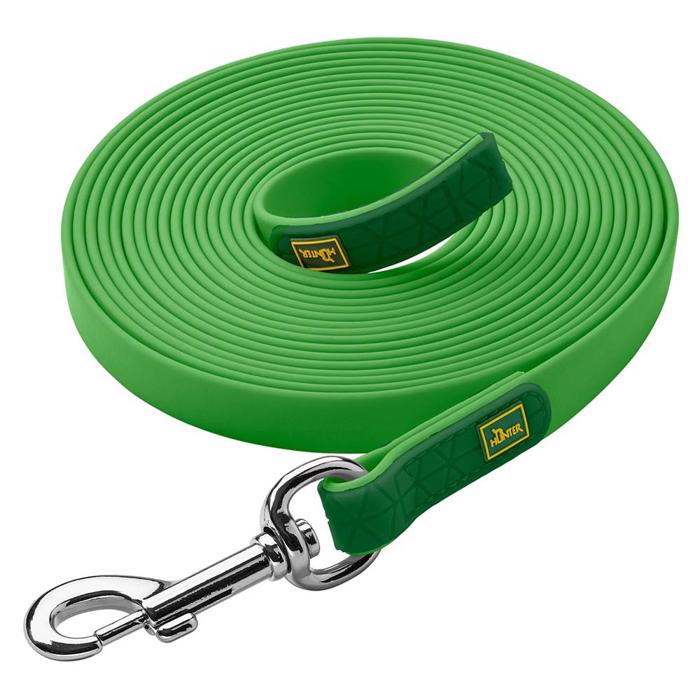 Hunter Convenience Rubber Track Line För Hundar 5 Meter 1,5mm Grön