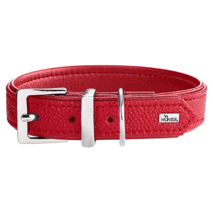 Hunter Dog Halsband i konstläder Design Sofia Red