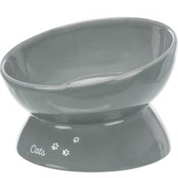 Trixie Raised Food & Water Bowl Keramik och Raised Grey XXL