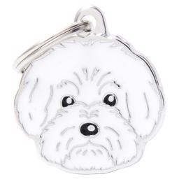 My Family Dog Tag Med Bichon Bolognese