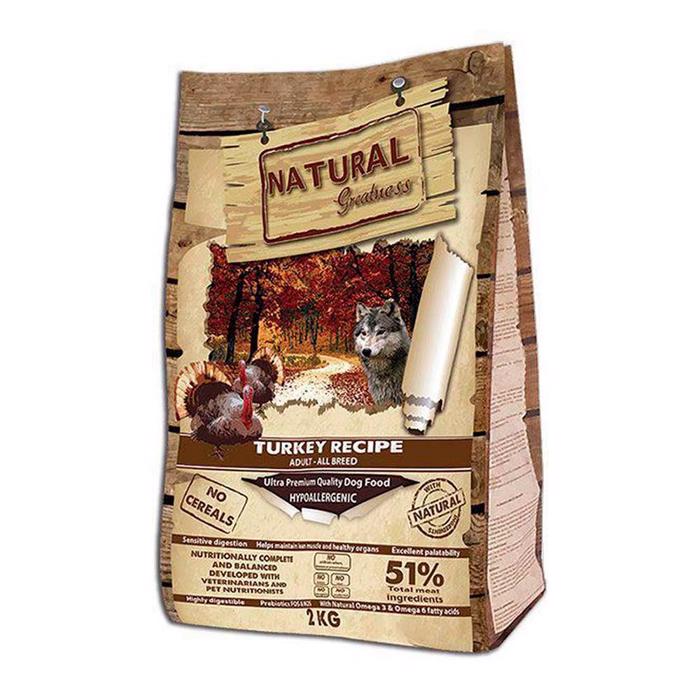 Natural Greatness Ultra Premium spannmålsfri KALKON 2 kg