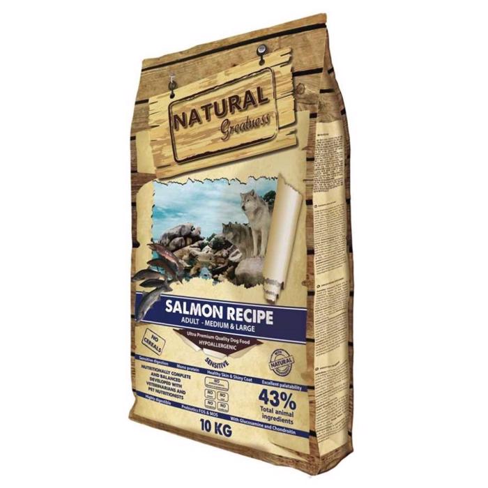 Natural Greatness Ultra Premium Spannmålsfri Hundmat Lax 10 Kg