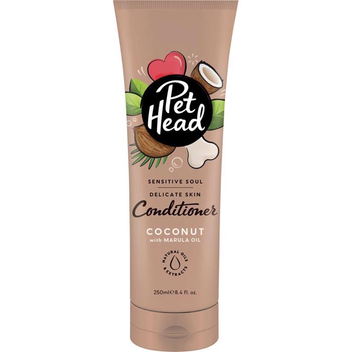 Pet Head Conditioner For Dog Sensitive Soul Coconut 250ml