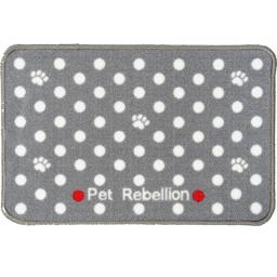 PetRebellion Dinner Underlay Dotty Grey