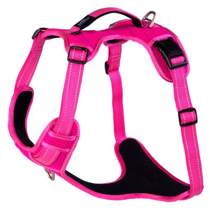 Rogz Dog Harness Design Explorer Utility i färgen Rosa