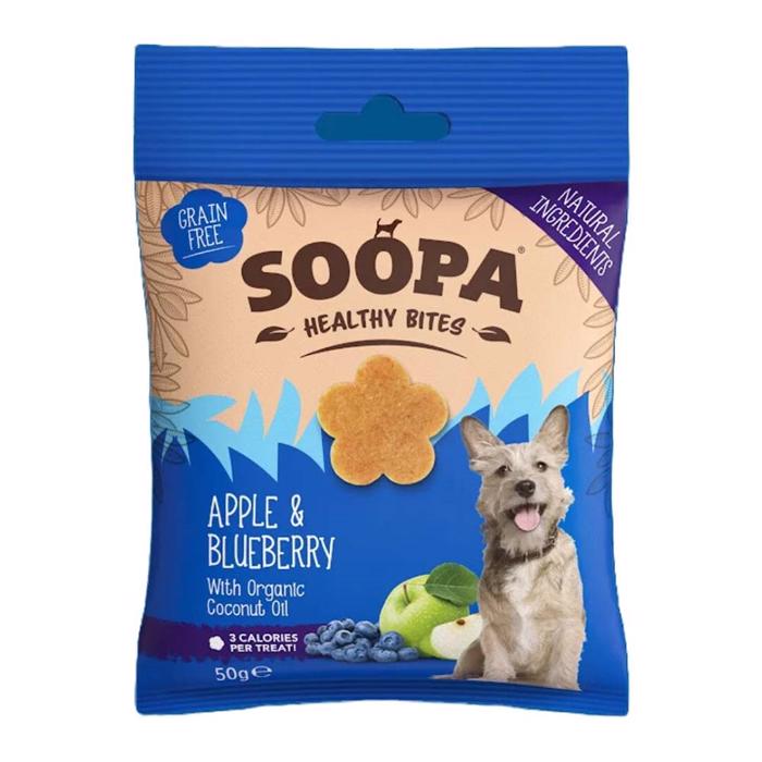 Soopa Vegan Healthy Bites Apple & Blueberry 50g