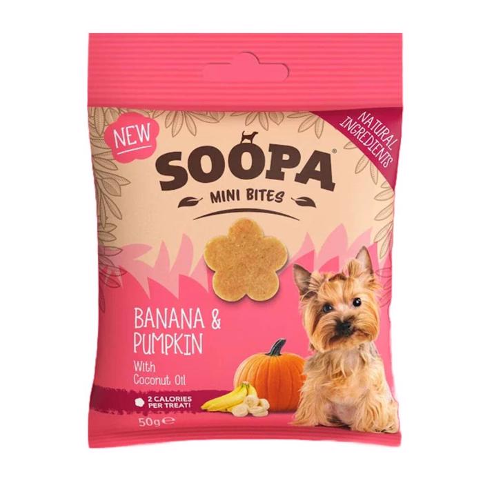 Soopa Vegan Healthy MINI Bites Banan & Pumpa 50g