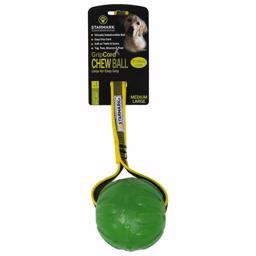 Starmark Gripcord Chew Ball LOOP Ball med handtag för aktivering M/L