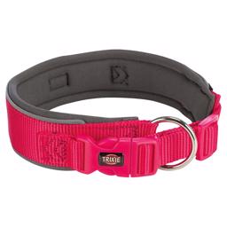 Trixie hundhalsband med neoprenvaddering Extra bred fuchsia/grafit