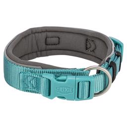 Trixie hundhalsband med neoprenvaddering Extra bred Aqua/Graphit