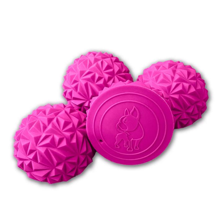 Flexiness Toy Paw Stackers Balanskuddar Rosa 4 st.