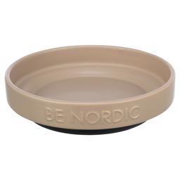 Trixie Be Nordic Low Ceramic Cat Bowl i Taupe