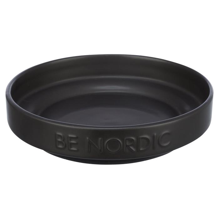 Trixie Be Nordic Low Ceramic Cat Bowl i Svart