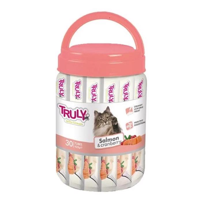 Truly Cat Creamy Slickable Mixed Flavor Flytande Cat Treats 30 st