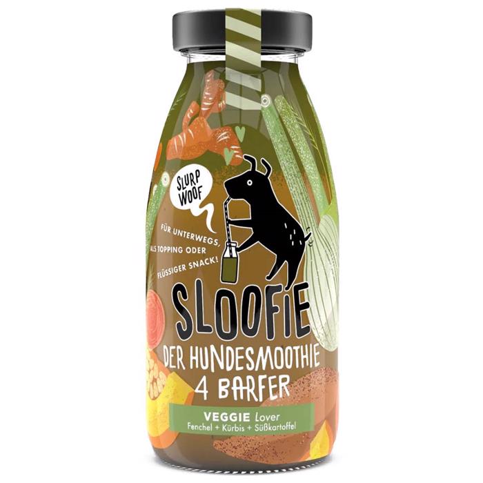 Sloofie Dog Smoothie 100% Vegan Veggie Lover 250ml - DATUMPRODUKTER