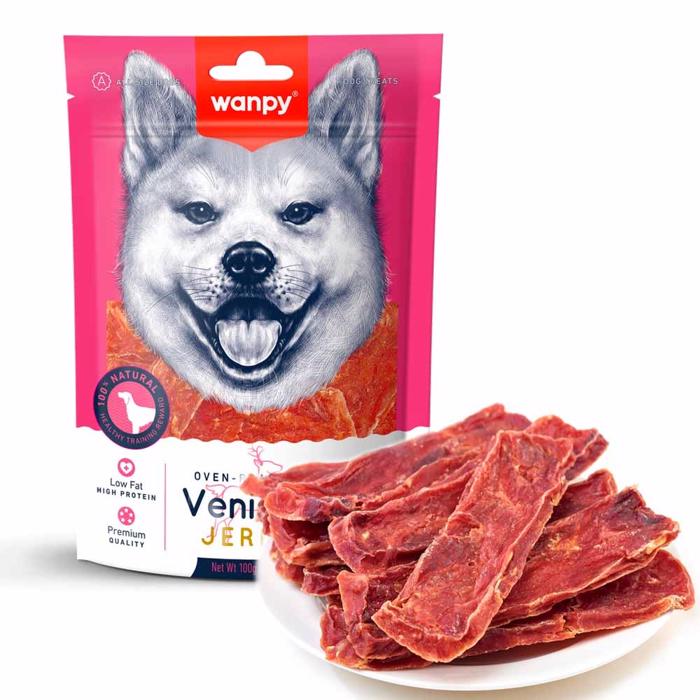 Wanpy Venison Jerky Dried Game Sticks 100g