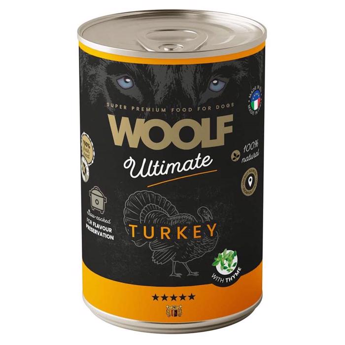 Woolf Ultimate Wet Dog Food med Kalkon & Timjan 400g