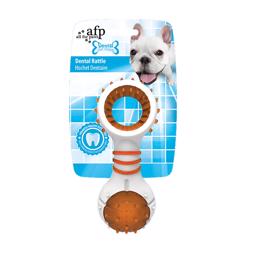 All For Paws Dental Chews Rattle Supersmart Tand Cleaning Rattle Orange