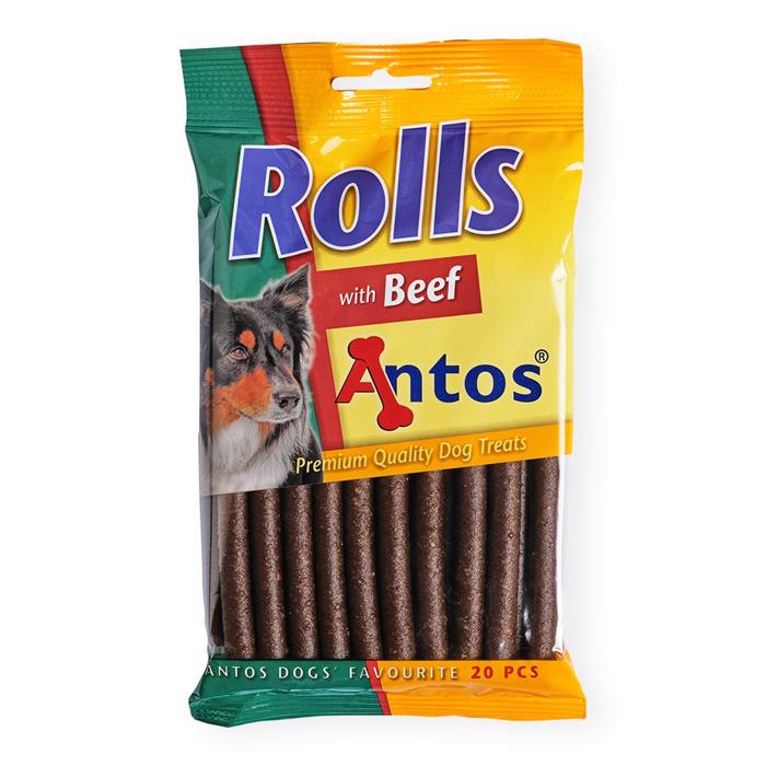 Antos Hund Snackrullar Med Biff 20st 200gram