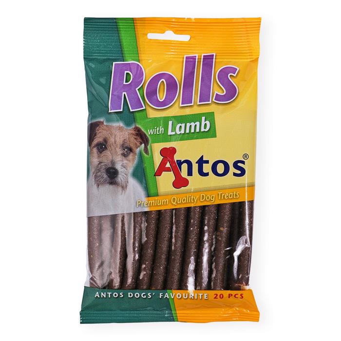 Antos Hund Snackrullar Med Lamm 20st 200gram