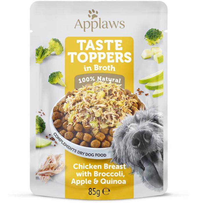 Applaws Taste Toppers Buljong Kycklingbröst Äpple & Quinoa 85g