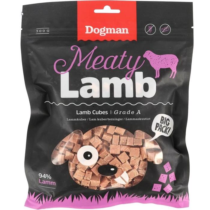 Dogman Lamb Cubes Luxury Godbidder 300g