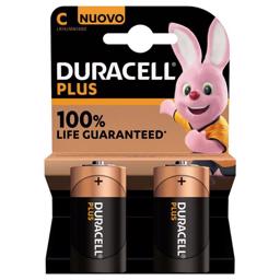 Duracell batterier modell C - 2pack LR14 / C Plus Alkaline