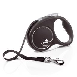 Flexi Black Design Band Line Black and Grey S 5 Meter Max 15 Kg