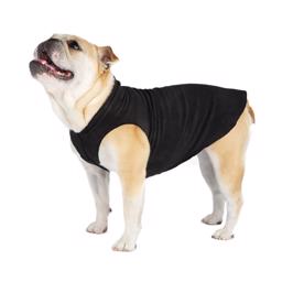 GoldPaw Dog Fleece Stretch Pullover Svart