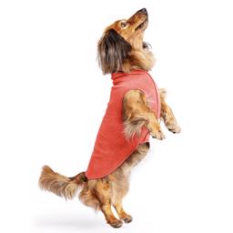 GoldPaw Dog Fleece Stretch Pullover Paprika