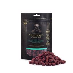 Snackies Premium Dog godsaker Lufttorkade nötköttstärningar 170g