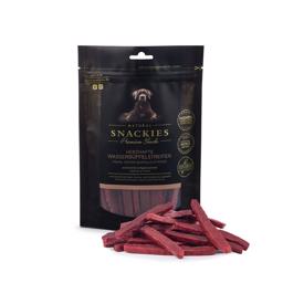 Snackies Premium Dog behandlar Lufttorkade köttremsor med vattenbuffel 170g